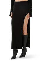 Marissa Wide-Slit Skirt